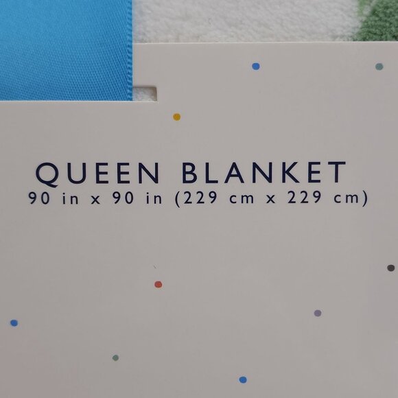 Peter Rabbit Queen Plush Blanket 90"X90" Family Sized Throw Polyester Easter - Picture 8 of 12